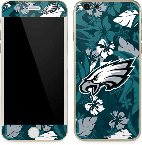 NFL Philadelphia Eagles Tropical Print iPhone 6/6s Skin