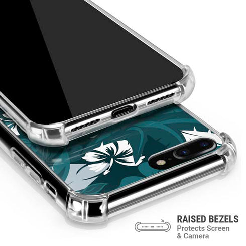 NFL Philadelphia Eagles Tropical Print iPhone 7/8 Plus Clear Case