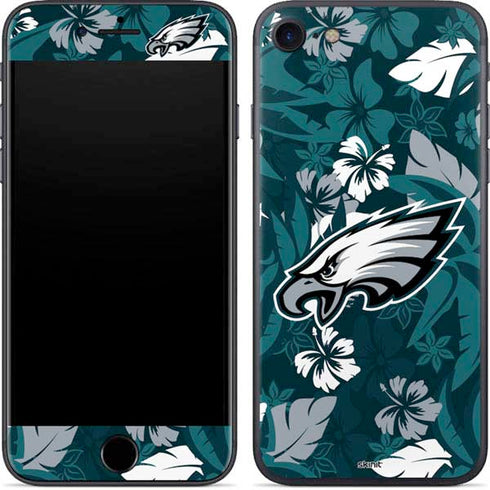 NFL Philadelphia Eagles Tropical Print iPhone 7 Skin