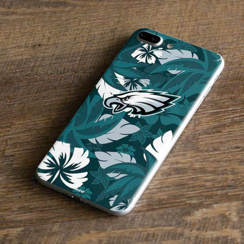 NFL Philadelphia Eagles Tropical Print iPhone 8 Plus Skin