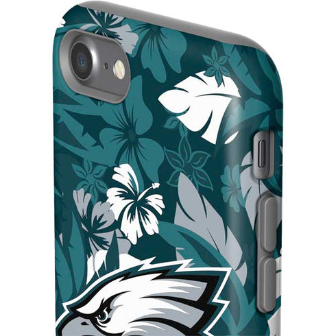 NFL Philadelphia Eagles Tropical Print iPhone SE (2nd & 3rd Gen) Pro Case