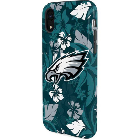 NFL Philadelphia Eagles Tropical Print iPhone XR Pro Case