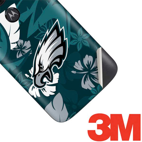 NFL Philadelphia Eagles Tropical Print Moto E5 Play Skin