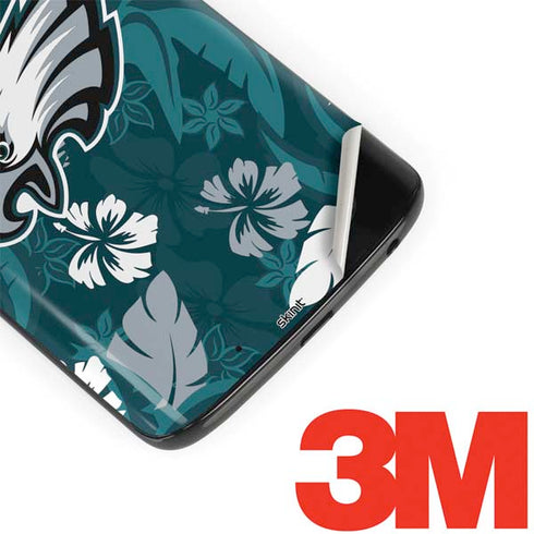 NFL Philadelphia Eagles Tropical Print Moto G6 Skin