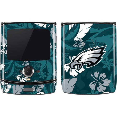 NFL Philadelphia Eagles Tropical Print Motorola RAZR Skin
