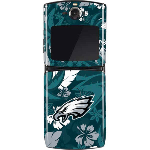 NFL Philadelphia Eagles Tropical Print Motorola RAZR Skin