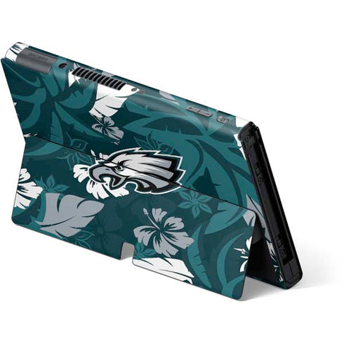 NFL Philadelphia Eagles Tropical Print Nintendo Switch OLED (2021) Skin