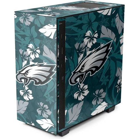 NFL Philadelphia Eagles Tropical Print NZXT H510 Compact ATX Mid-Tower Case Skin