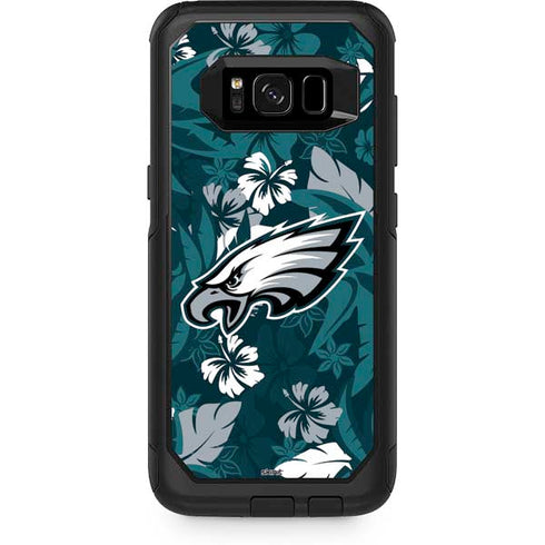 NFL Philadelphia Eagles Tropical Print Otterbox Commuter Galaxy Skin