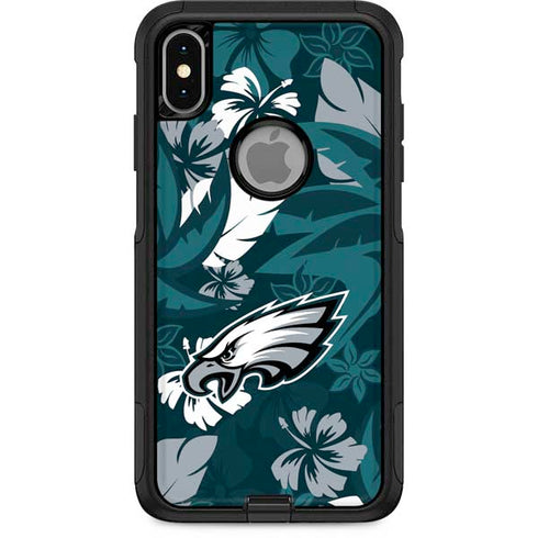 NFL Philadelphia Eagles Tropical Print Otterbox Commuter iPhone Skin