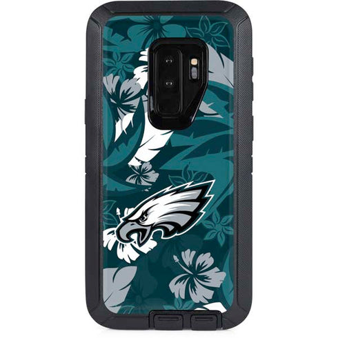 NFL Philadelphia Eagles Tropical Print Otterbox Defender Galaxy Skin