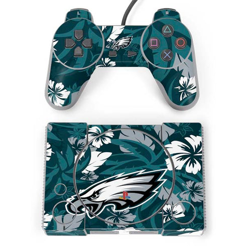 NFL Philadelphia Eagles Tropical Print PlayStation Classic Bundle Skin