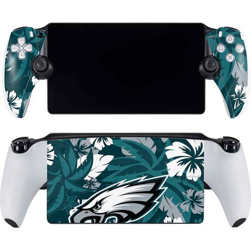 NFL Philadelphia Eagles Tropical Print PlayStation Portal Remote Player Skin