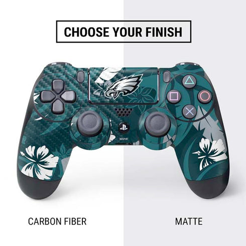 NFL Philadelphia Eagles Tropical Print PS4 Controller Skin