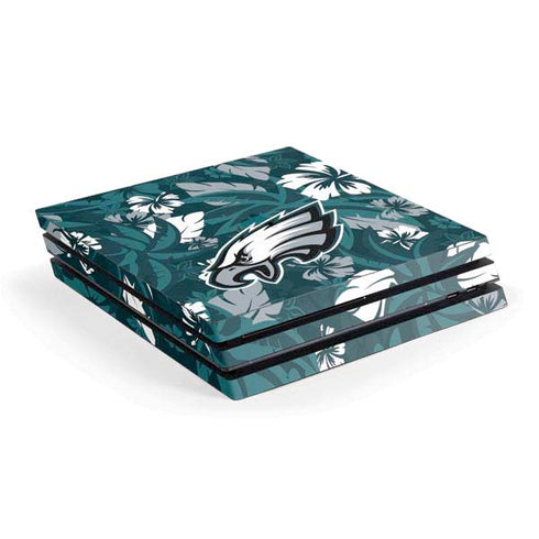 NFL Philadelphia Eagles Tropical Print PS4 Pro Console Skin