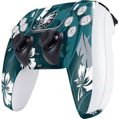 NFL Philadelphia Eagles Tropical Print PS5 Controller Skin