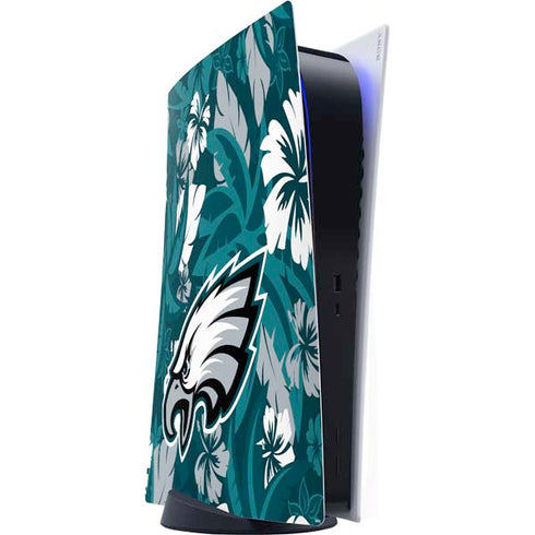 NFL Philadelphia Eagles Tropical Print PS5 Digital Edition Console Skin