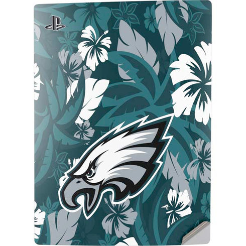 NFL Philadelphia Eagles Tropical Print PS5 Digital Edition Console Skin