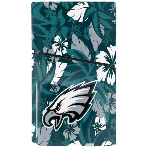 NFL Philadelphia Eagles Tropical Print PS5 Slim Disk Bundle Skin