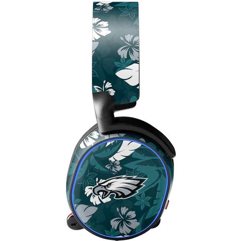 NFL Philadelphia Eagles Tropical Print SteelSeries Arctis 5 Skin