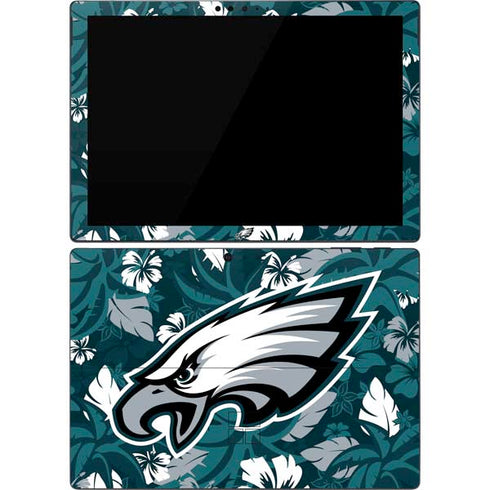 NFL Philadelphia Eagles Tropical Print Surface Pro 7 Skin