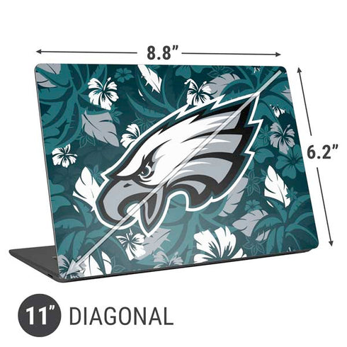 NFL Philadelphia Eagles Tropical Print Universal Laptop 11in (8.8 x 6.2in) Skin