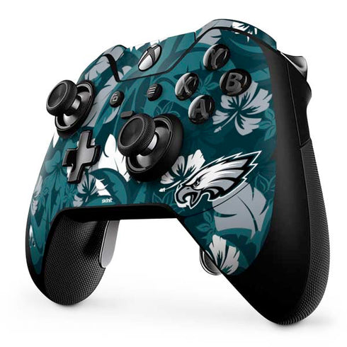 NFL Philadelphia Eagles Tropical Print Xbox One Elite Controller Skin