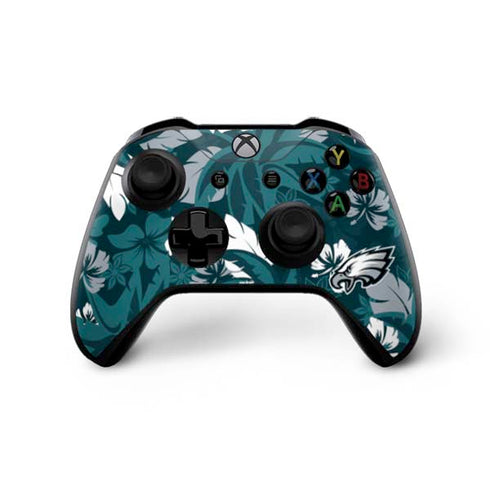 NFL Philadelphia Eagles Tropical Print Xbox One X Bundle Skin
