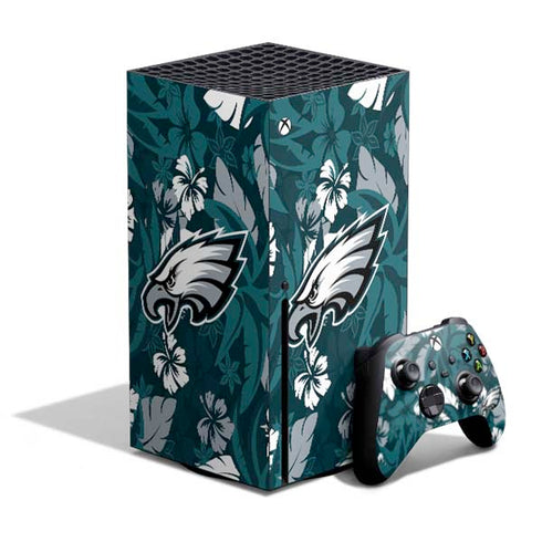 NFL Philadelphia Eagles Tropical Print Xbox Series X Bundle Skin