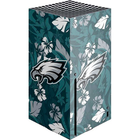 NFL Philadelphia Eagles Tropical Print Xbox Series X Console Skin