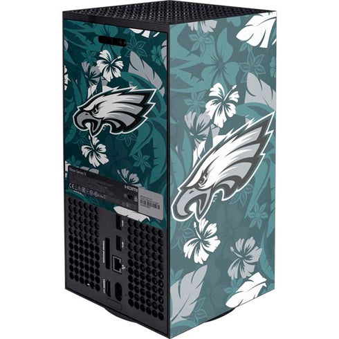 NFL Philadelphia Eagles Tropical Print Xbox Series X Console Skin