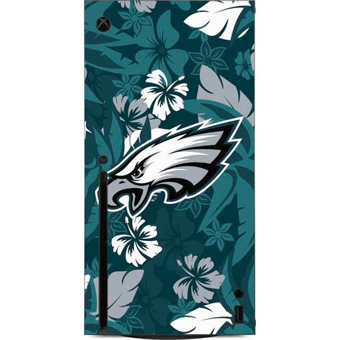 NFL Philadelphia Eagles Tropical Print Xbox Series X Console Skin