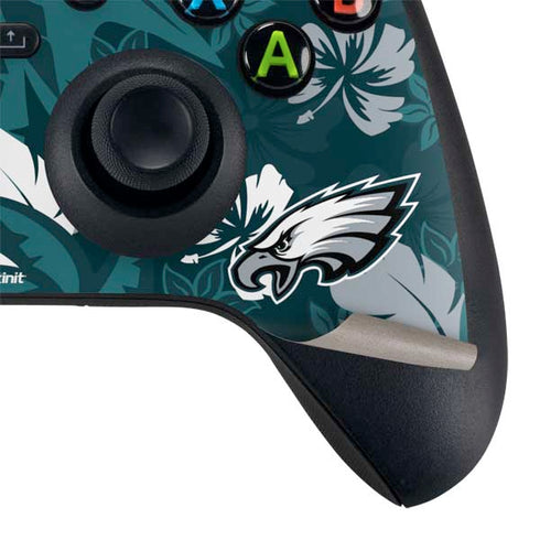 NFL Philadelphia Eagles Tropical Print Xbox Series X Controller Skin