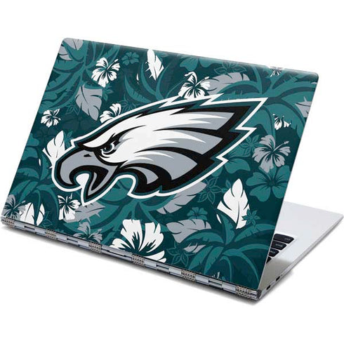 NFL Philadelphia Eagles Tropical Print Yoga 910 2-in-1 14in Touch-Screen Skin