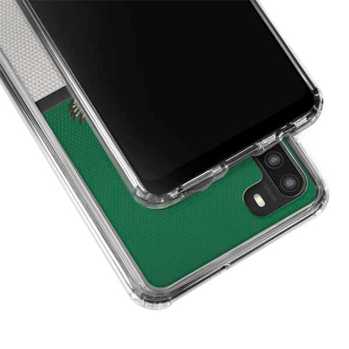 NFL Philadelphia Eagles Vintage Galaxy A21 Clear Case