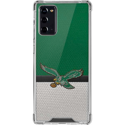 NFL Philadelphia Eagles Vintage Galaxy Note20 5G Clear Case