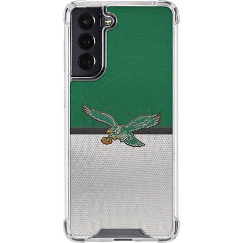 NFL Philadelphia Eagles Vintage Galaxy S22 Clear Case