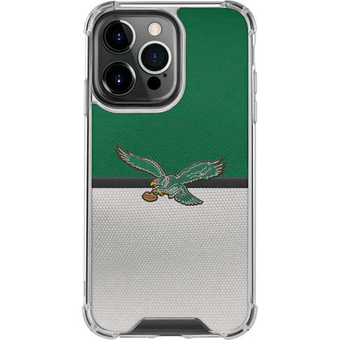 NFL Philadelphia Eagles Vintage iPhone 13 Pro Clear Case