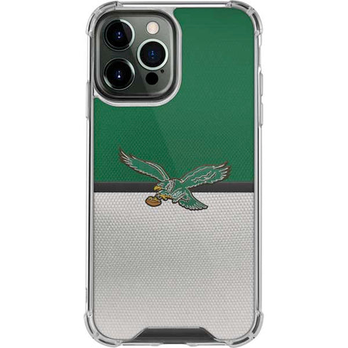 NFL Philadelphia Eagles Vintage iPhone 13 Pro Max Clear Case