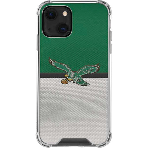 NFL Philadelphia Eagles Vintage iPhone 15 Plus Clear Case