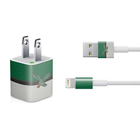 NFL Philadelphia Eagles Vintage iPhone Charger (5W USB) Skin
