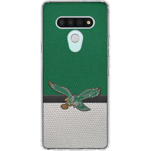 NFL Philadelphia Eagles Vintage LG Stylo 6 Clear Case