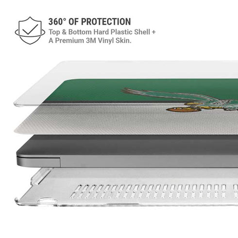NFL Philadelphia Eagles Vintage MacBook Pro 16in (2021-25) Case plus Skin