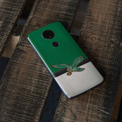 NFL Philadelphia Eagles Vintage Moto E5 Plus Skin