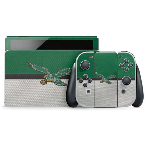 NFL Philadelphia Eagles Vintage Nintendo Switch OLED (2021) Skin