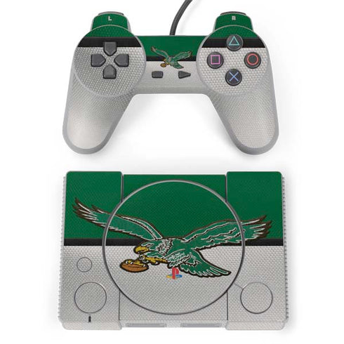 NFL Philadelphia Eagles Vintage PlayStation Classic Bundle Skin
