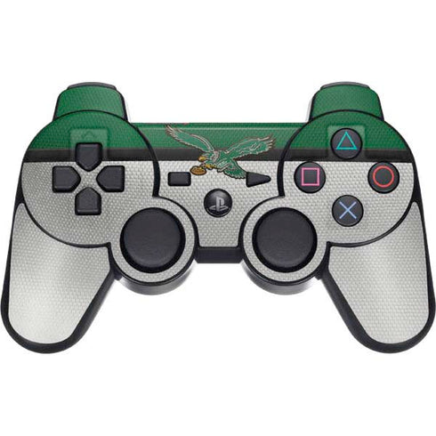 NFL Philadelphia Eagles Vintage PS3 Dual Shock wireless controller Skin
