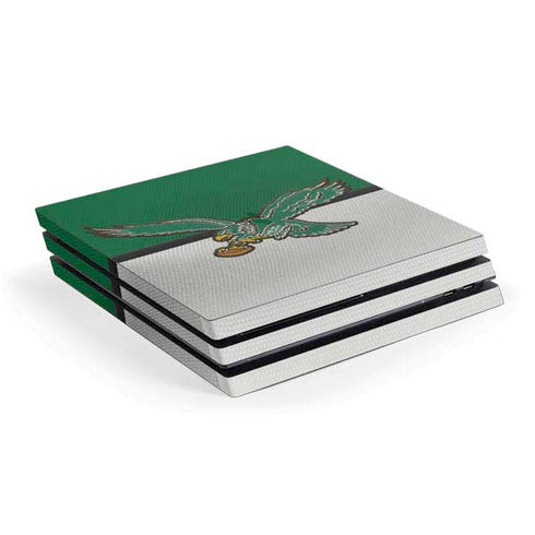 NFL Philadelphia Eagles Vintage PS4 Pro Console Skin