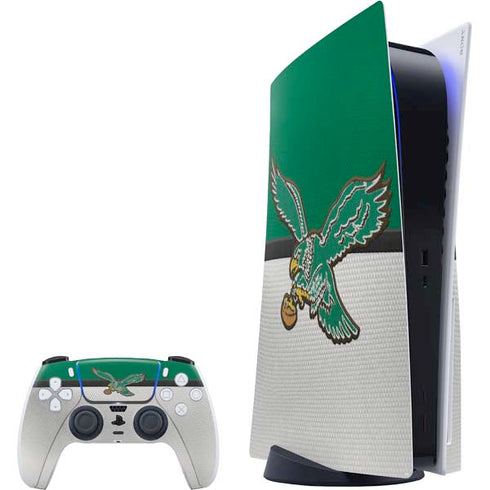 NFL Philadelphia Eagles Vintage PS5 Bundle Skin