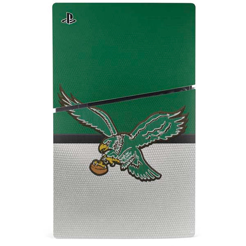 NFL Philadelphia Eagles Vintage PS5 Slim Digital Edition Bundle Skin